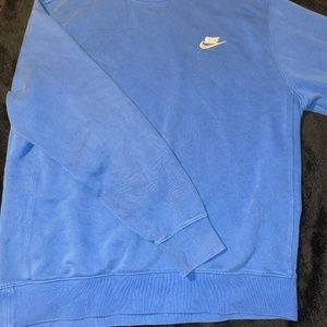 Blue Nike crew neck